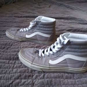 Vans Sk-8 Hi size 9 grey